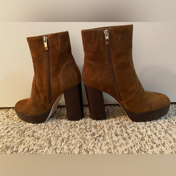 PAIGE Maren boots in Cocoa Suede Size 9 - Picture 2 of 8